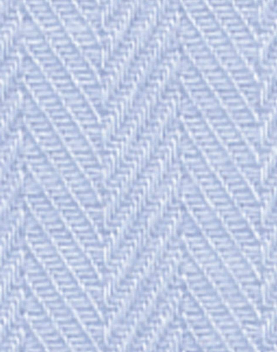 BENCHMARK Men's Mini Herringbone Long Sleeve Shirt M7112 Corporate Wear Benchmark Pale Blue 38 