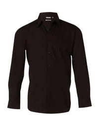 BENCHMARK Men's Nano ™ Tech Long Sleeve Shirt M7002 Corporate Wear Benchmark Black 38 