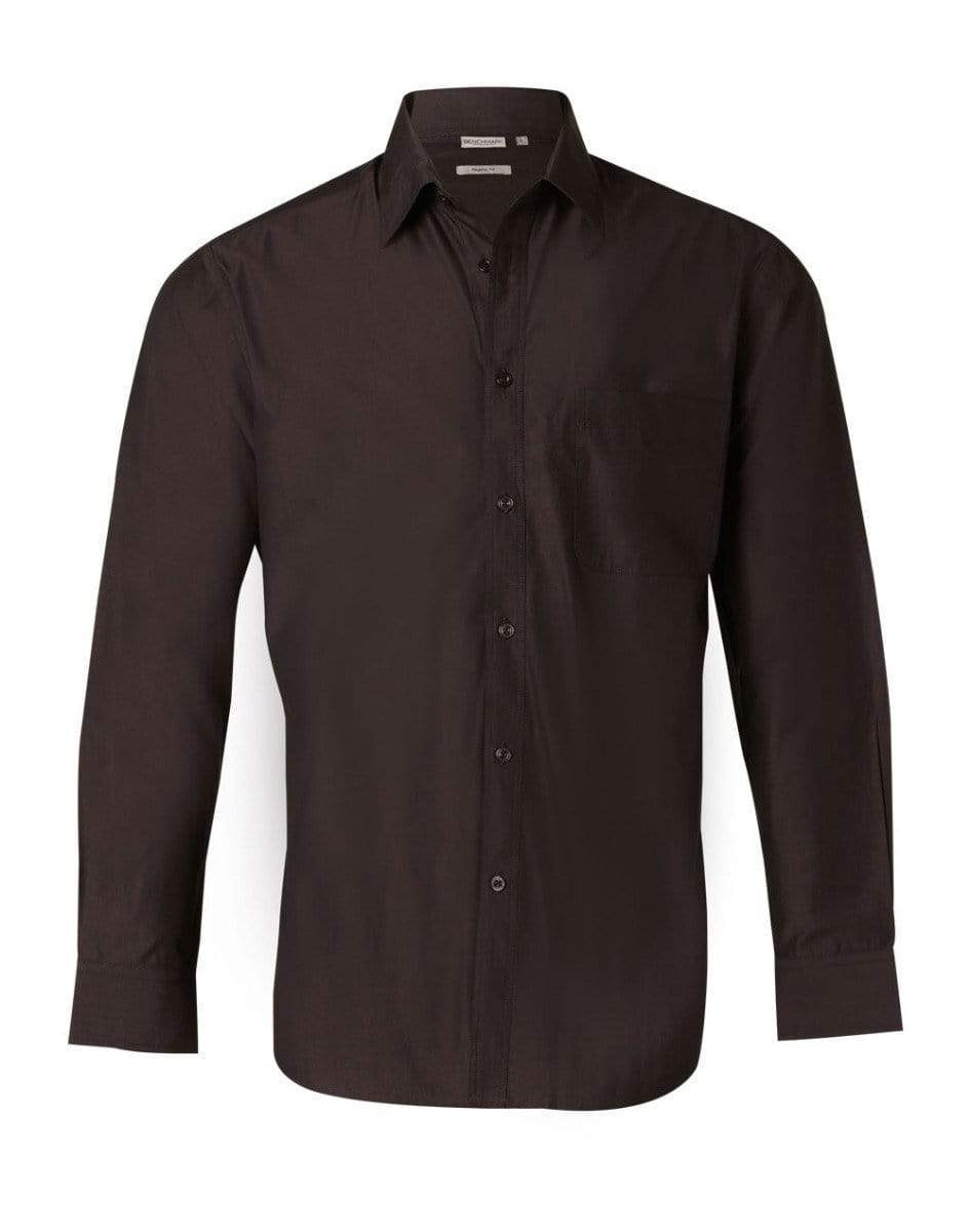 BENCHMARK Men's Nano ™ Tech Long Sleeve Shirt M7002 Corporate Wear Benchmark Charcoal 38 