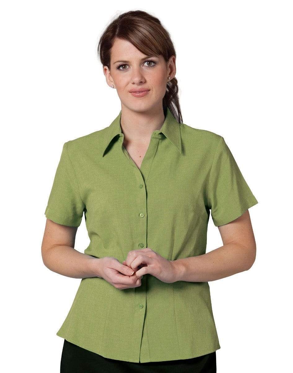 BENCHMARK Women's CoolDry Short Sleeve Shirt M8600S Corporate Wear Benchmark Avocado 6 