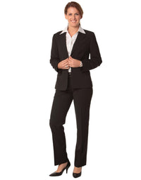 BENCHMARK Women's Poly/Viscose Stretch Stripe Low Rise Pants M9430 Corporate Wear Benchmark   