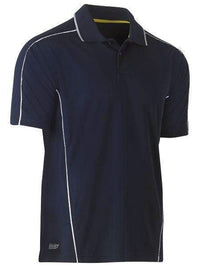 Bisley Cool Mesh Polo Shirt BK1425 Work Wear Bisley Workwear Navy S 
