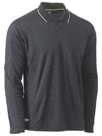 Bisley Cool Mesh Polo Shirt BK6425 Work Wear Bisley Workwear Charcoal XS 