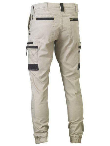 Bisley Flex And Move™ Stretch Cargo Cuffed Pants BPC6334 Work Wear Bisley Workwear   