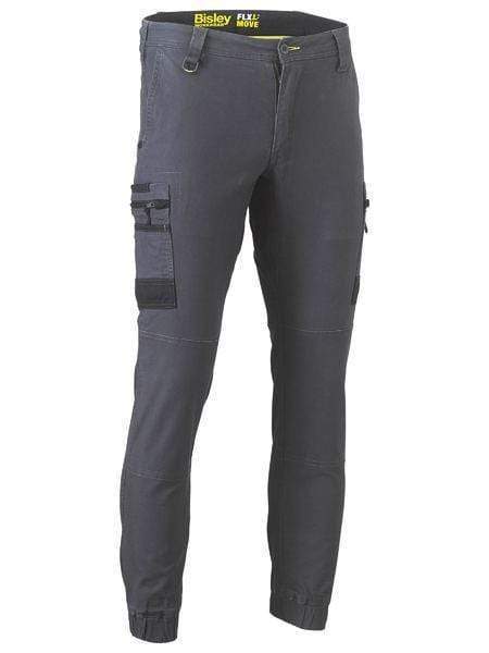 Bisley Flex And Move™ Stretch Cargo Cuffed Pants BPC6334 Work Wear Bisley Workwear Charcoal 77 R 