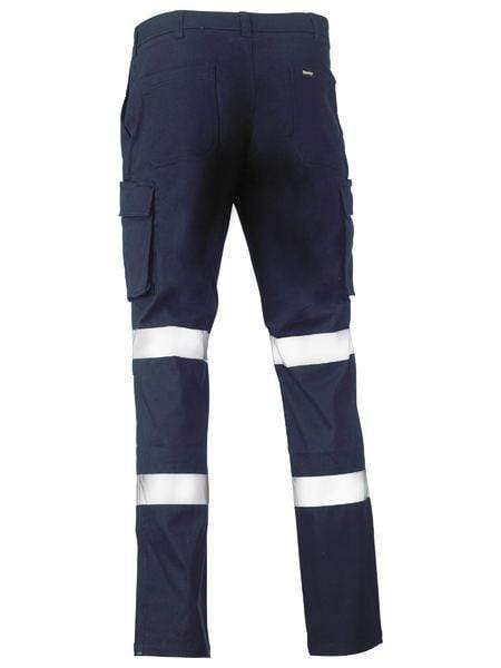 Bisley Taped Biomotion Stretch Cotton Drill Pants BPC6008T Work Wear Bisley Workwear   