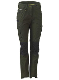 Bisley Women's Flex & Move™ Cargo Pants BPL6044 Work Wear Bisley Workwear Olive 6 