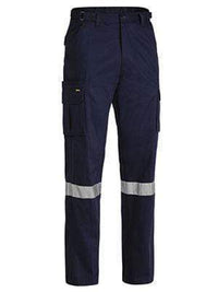 Bisley Workwear 3m Taped 8 Pocket Cargo Pant BPC6007T Work Wear Bisley Workwear NAVY (BPCT) 77R 
