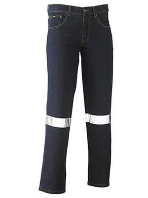 Bisley Workwear 3m Taped Rough Rider Stretch Denim Jean BP6712T Work Wear Bisley Workwear   