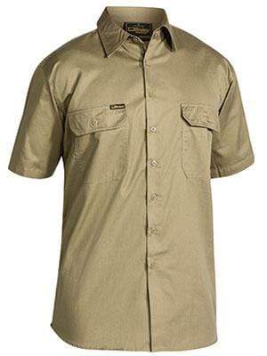 Bisley Workwear Cool Lightweight Drill Shirt Short Sleeve BS1893 Work Wear Bisley Workwear   