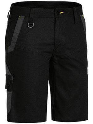 Bisley Workwear Flex & Move™ Stretch Shorts BSHC1130 Work Wear Bisley Workwear BLACK (BBLK) 77 