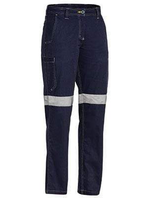 Bisley Workwear Women's 3m Taped Cool Vented Lightweight Lightweight Pant BPL6431T Work Wear Bisley Workwear NAVY (BPCT) 8 