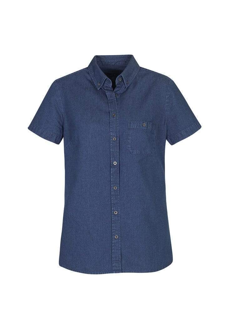Biz Collection Indie Ladies S/S Shirt S017LS Corporate Wear Biz Care Dark Blue 6 