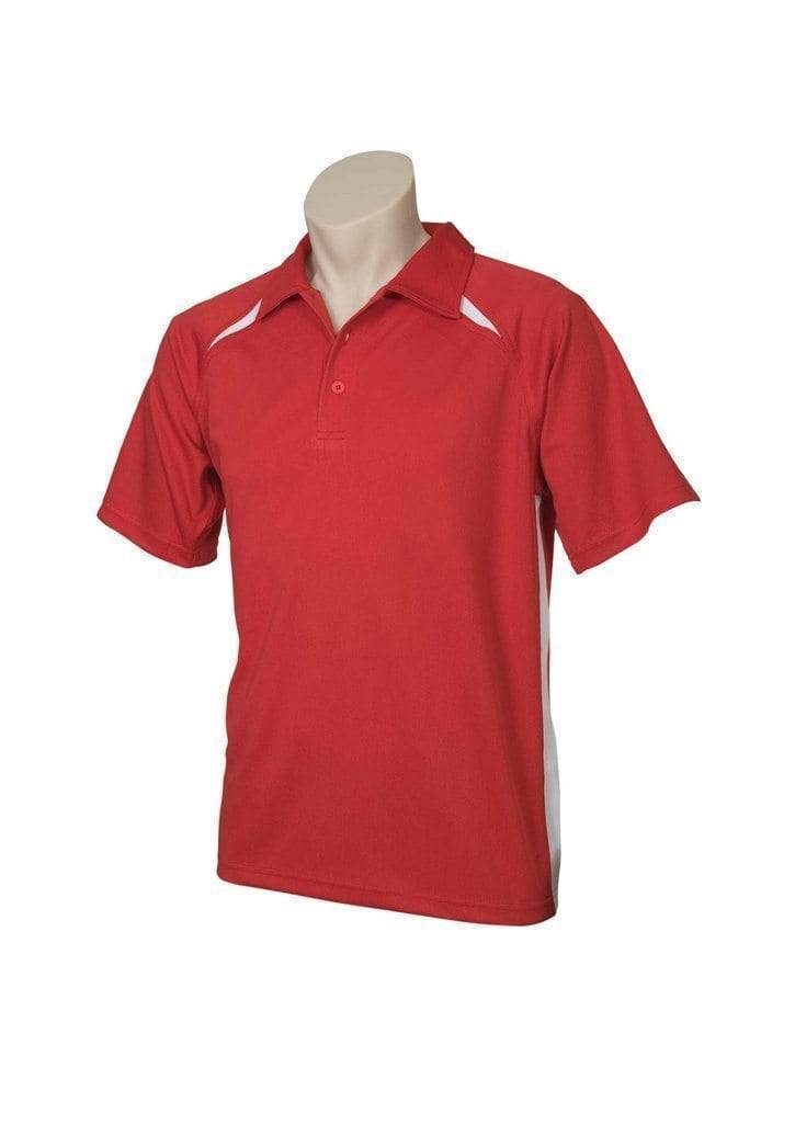 Biz Collection Casual Wear Red/White / 4 Biz Collection Kid’s Splice Polo P7700B
