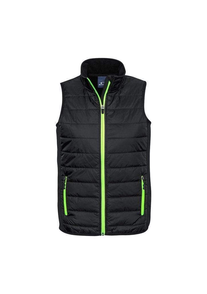 Biz Collection Casual Wear Black/Lime / S Biz Collection Men’s Stealth Tech Vest J616m