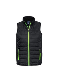 Biz Collection Casual Wear Black/Lime / S Biz Collection Men’s Stealth Tech Vest J616m