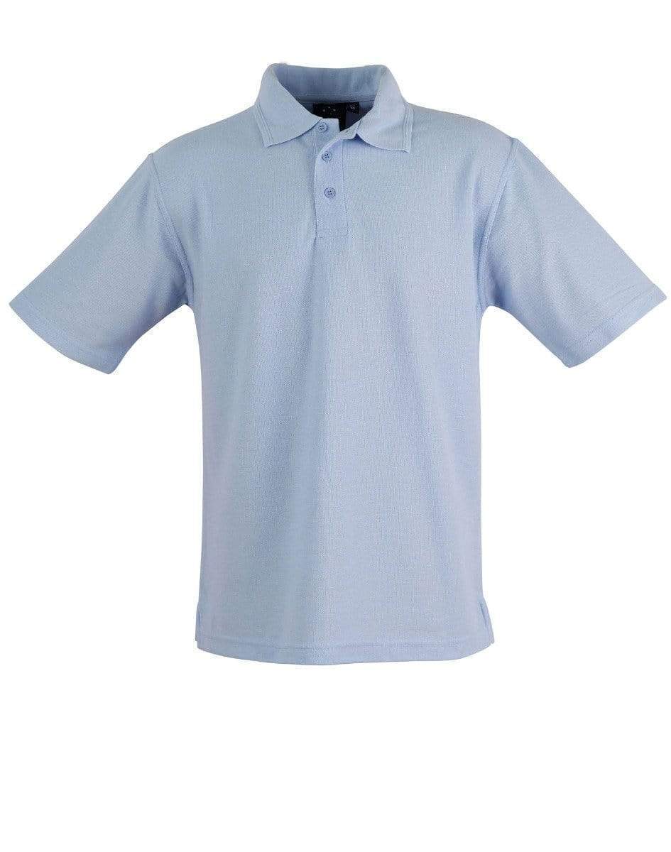 Winning Spirit Traditional Polo Kids PS11K Casual Wear Biz Collection Skyblue 12K 