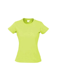 Biz Collection Casual Wear Fluoro Yellow/Lime / 6 Biz Collection Women’s Ice Tee T10022