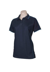 Biz Collection Casual Wear Navy/Mid Blue / 8 Biz Collection Women’s Resort Polo P9925