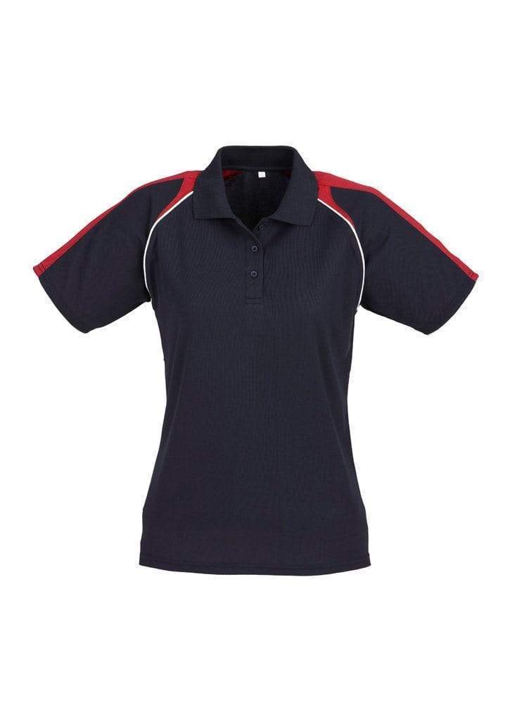 Biz Collection Casual Wear Navy/Red/White / 10 Biz Collection Women’s Triton Polo P225LS
