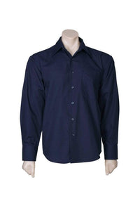 Biz Collection Corporate Wear Navy / S Biz Collection Men’s Metro Long Sleeve Shirt Sh714