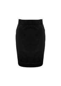 Biz Collection Corporate Wear Black / 4 Biz Collection Women’s Detroit Flexi-band Skirt Bs612s