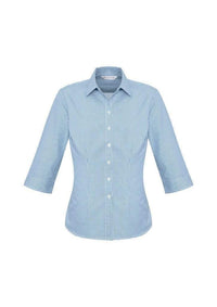 Biz Collection Corporate Wear Blue / 6 Biz Collection Women’s Ellison 3/4 Sleeve Shirt S716lt
