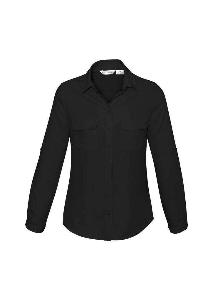 Biz Collection Women’s Madison Long Sleeve S626ll Corporate Wear Biz Collection Black 6 