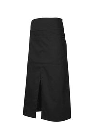 Biz Collection Continental Style Full Length Apron BA93 Hospitality & Chefwear Biz Collection Black  