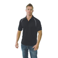 Dnc Workwear Men’s Cool-breathe Rome Polo - 5267 Casual Wear DNC Workwear Black/White S 