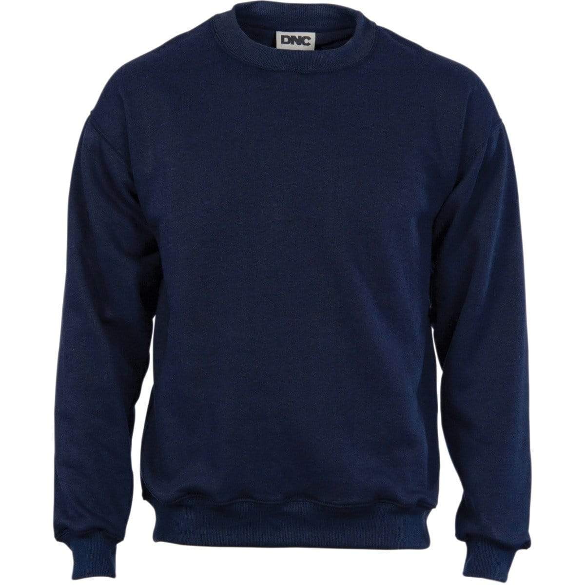 Dnc Workwear Crew Neck Fleecy Sweatshirt (Sloppy Joe) - 5302 Corporate Wear DNC Workwear Navy XS 