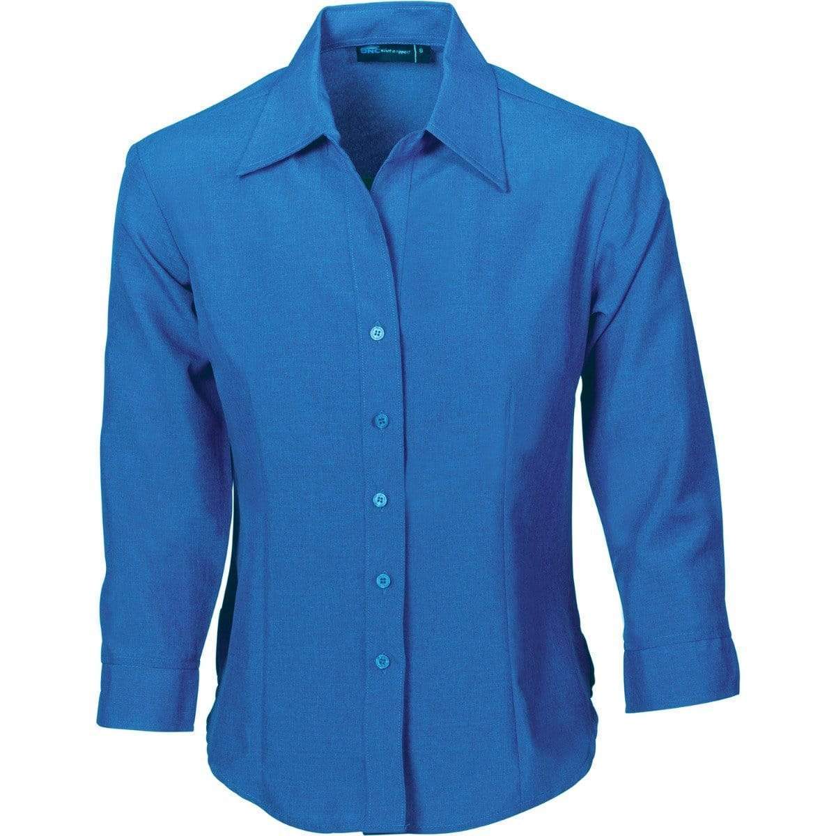 Dnc Workwear Ladies Cool-breathe 3/4 Sleeve Shirt - 4238 Corporate Wear DNC Workwear Royal Blue 6 