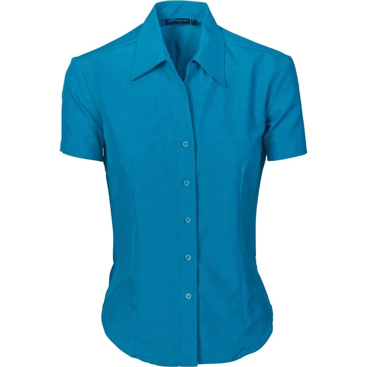 Dnc Workwear Ladies Cool-breathe Short Sleeve Shirt - 4237 Corporate Wear DNC Workwear Teal 6 