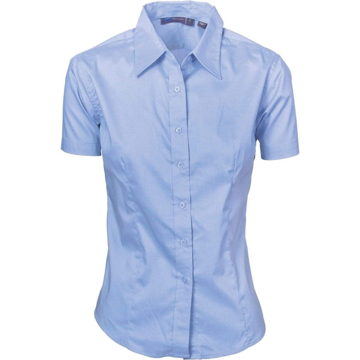 Dnc Workwear Ladies Premier Stretch Poplin Short Sleeve Business Shirt - 4231 Corporate Wear DNC Workwear Blue 6 