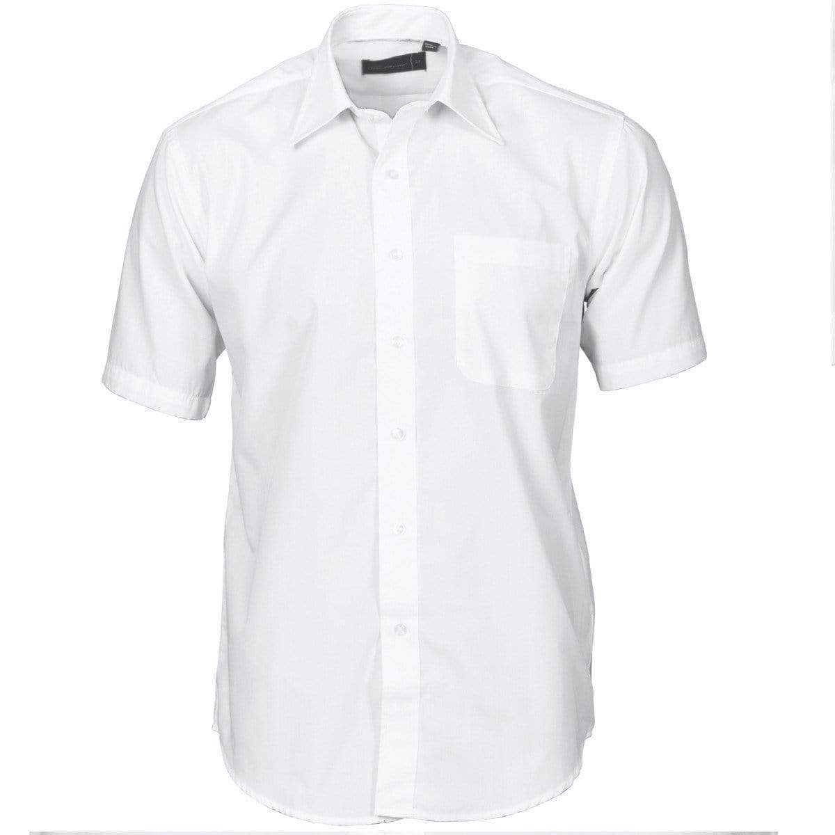 Dnc Workwear Polyester Cotton Short Sleeve Business Shirt - 4131 Corporate Wear DNC Workwear White S 