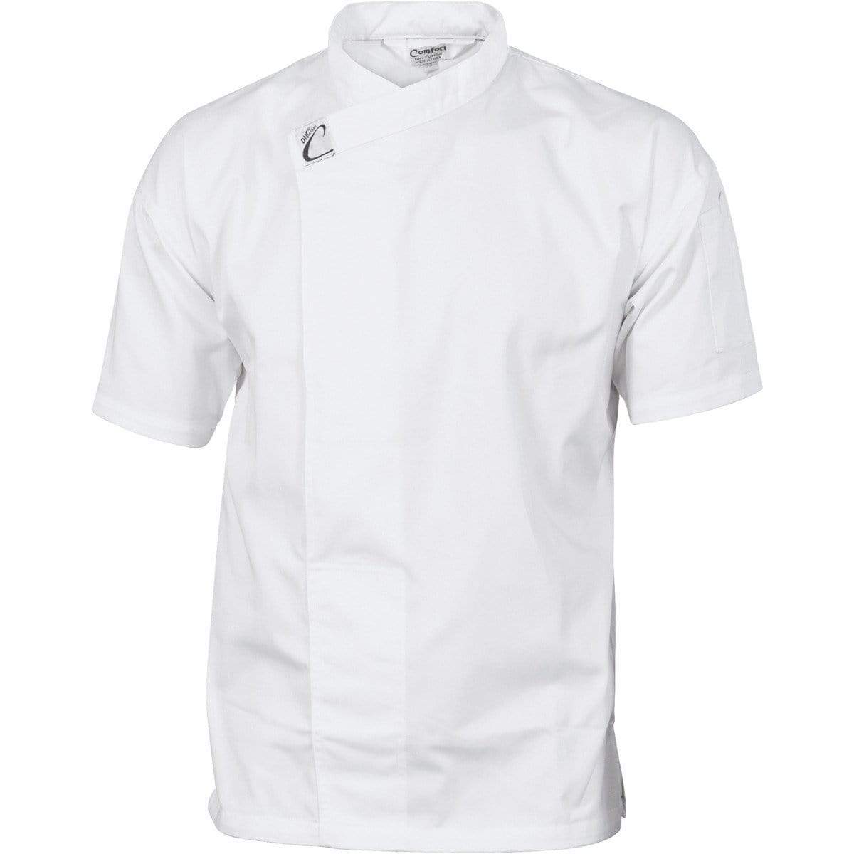 Dnc Workwear Short Sleeve Tunic - 1121 Hospitality & Chefwear DNC Workwear White XS 