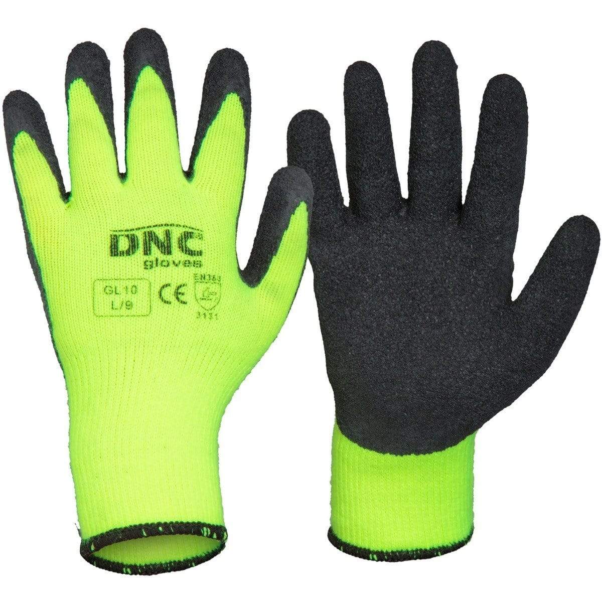 Dnc Workwear Latex- Warmer - GL10 PPE DNC Workwear Black/HiVis Yellow S/7 