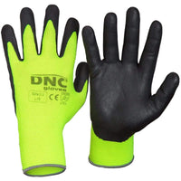 Dnc Workwear Nitrile Breathe Foam - GN03 PPE DNC Workwear Black/HiVis Yellow S/7 