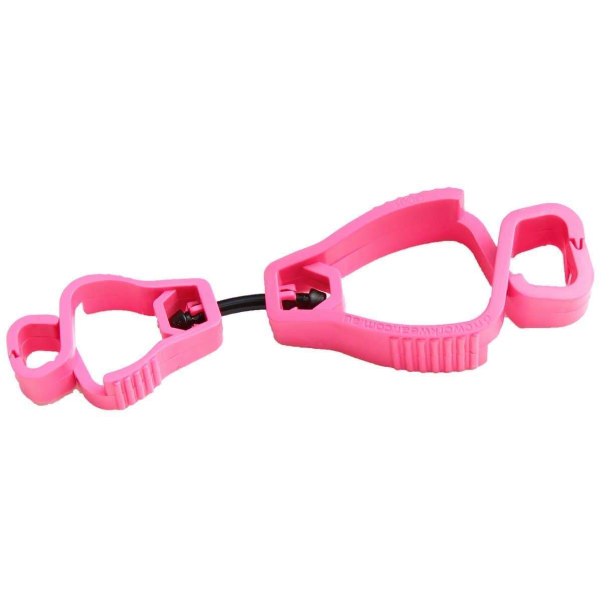 Dnc Workwear Super Jaws Glove Clips X12 - GC01 PPE DNC Workwear Pink One Size 