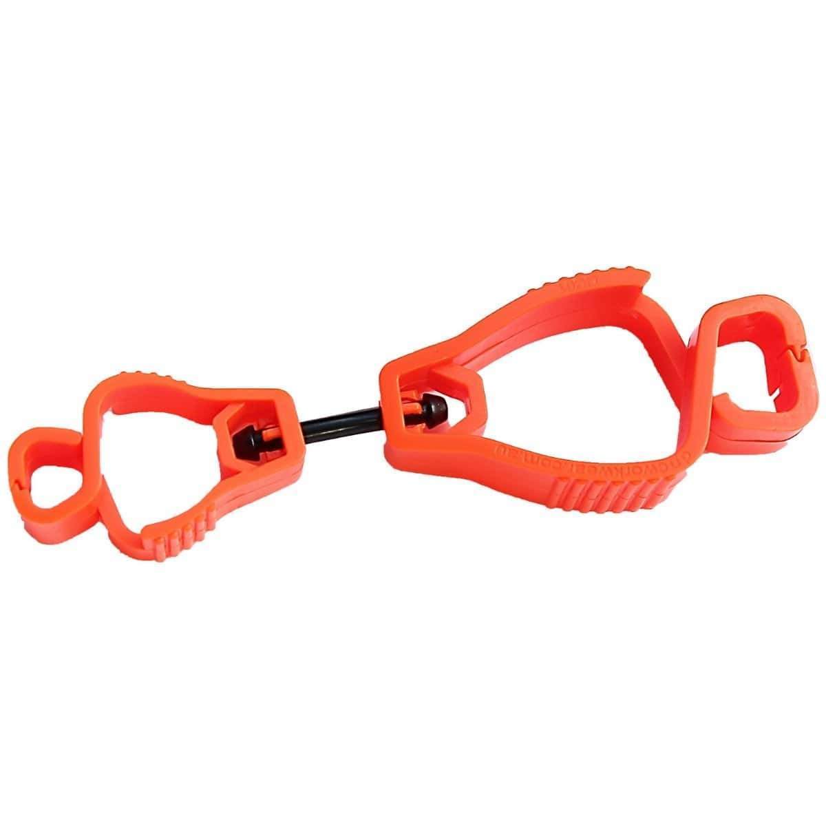 Dnc Workwear Super Jaws Glove Clips X12 - GC01 PPE DNC Workwear HiVis Orange One Size 