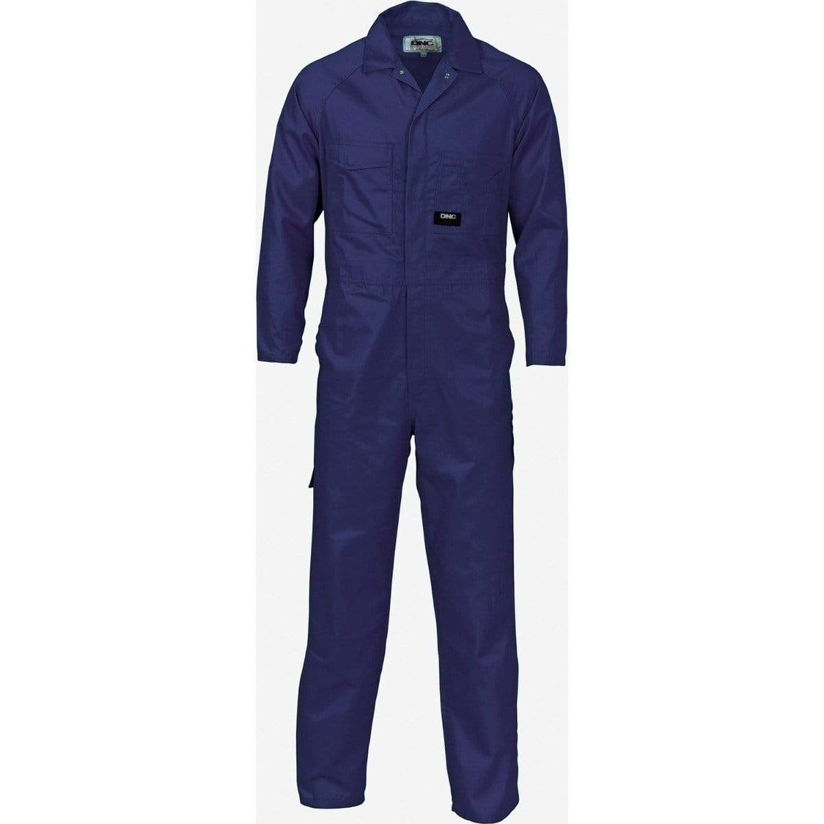Dnc Workwear 200 Gsm Polyester Cotton Coverall - 3102 Work Wear DNC Workwear Navy 77R 