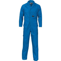 Dnc Workwear 200 Gsm Polyester Cotton Coverall - 3102 Work Wear DNC Workwear Medium Blue 77R 