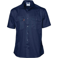 Dnc Workwear Cool-breeze Short Sleeve Work Shirt - 3207 Work Wear DNC Workwear Navy S 