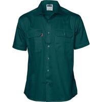 Dnc Workwear Cool-breeze Short Sleeve Work Shirt - 3207 Work Wear DNC Workwear Green S 