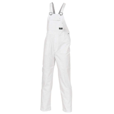 Dnc Workwear Cotton Drill Bib And Brace Overall - 3111 Work Wear DNC Workwear White 77R 