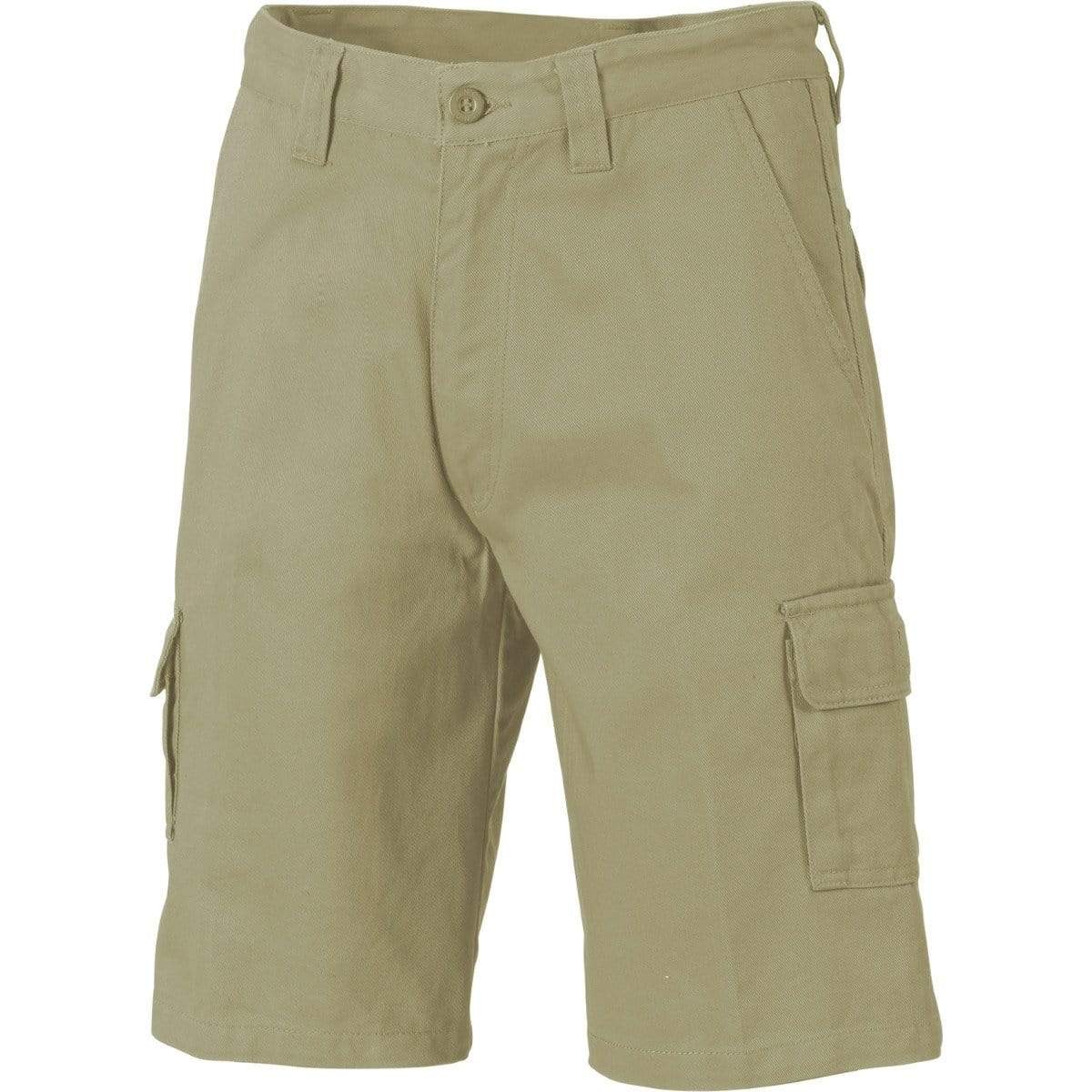 Dnc Workwear Cotton Drill Cargo Shorts - 3302 Work Wear DNC Workwear Khaki 72R 