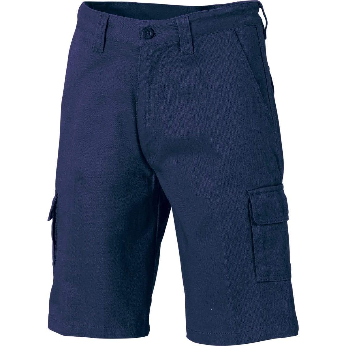 Dnc Workwear Cotton Drill Cargo Shorts - 3302 Work Wear DNC Workwear Navy 72R 