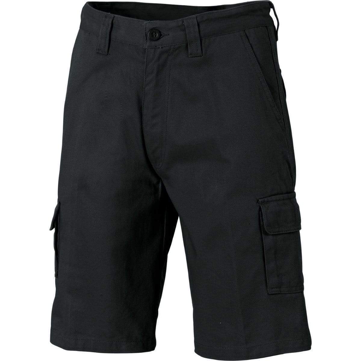 Dnc Workwear Cotton Drill Cargo Shorts - 3302 Work Wear DNC Workwear Black 72R 