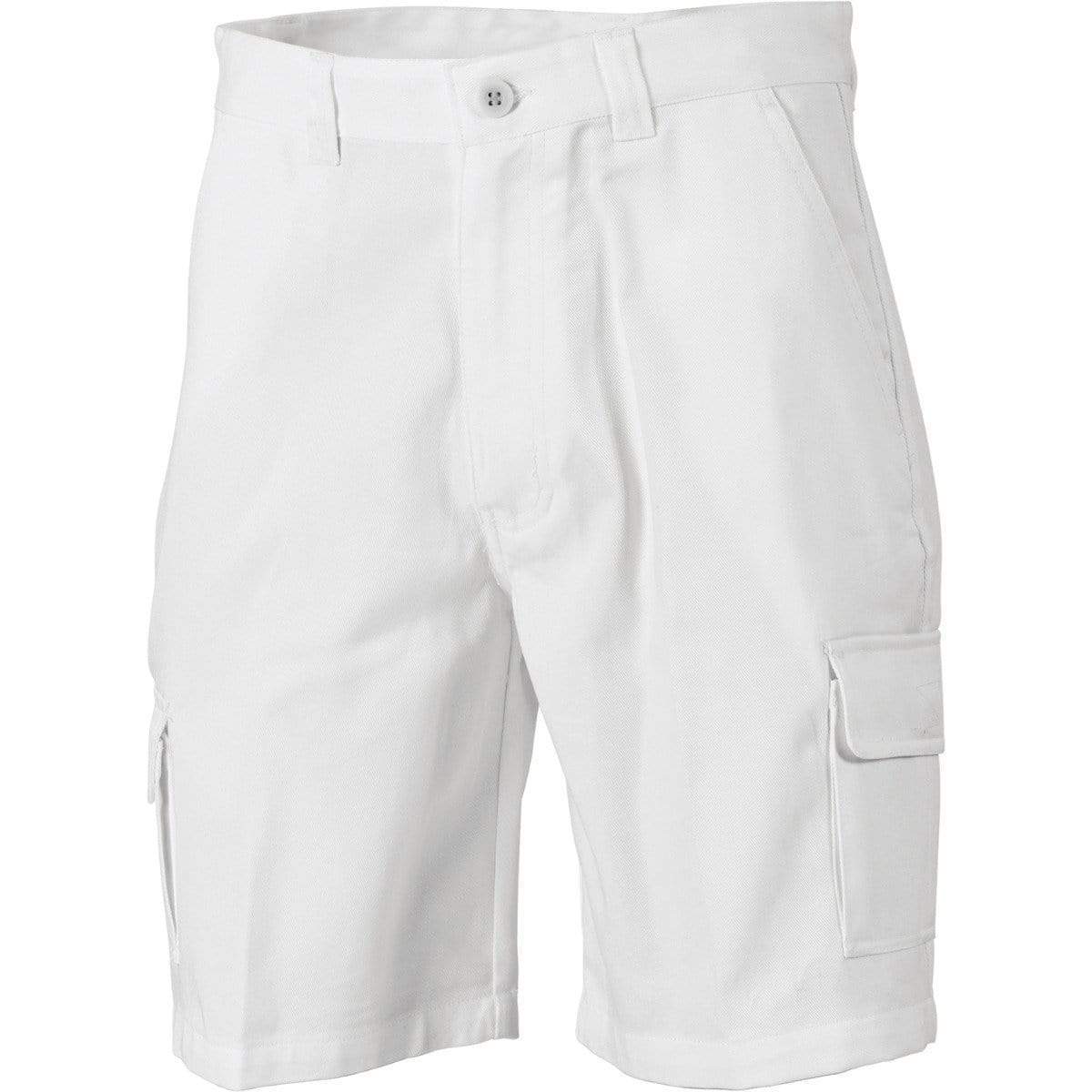 Dnc Workwear Cotton Drill Cargo Shorts - 3302 Work Wear DNC Workwear White 72R 