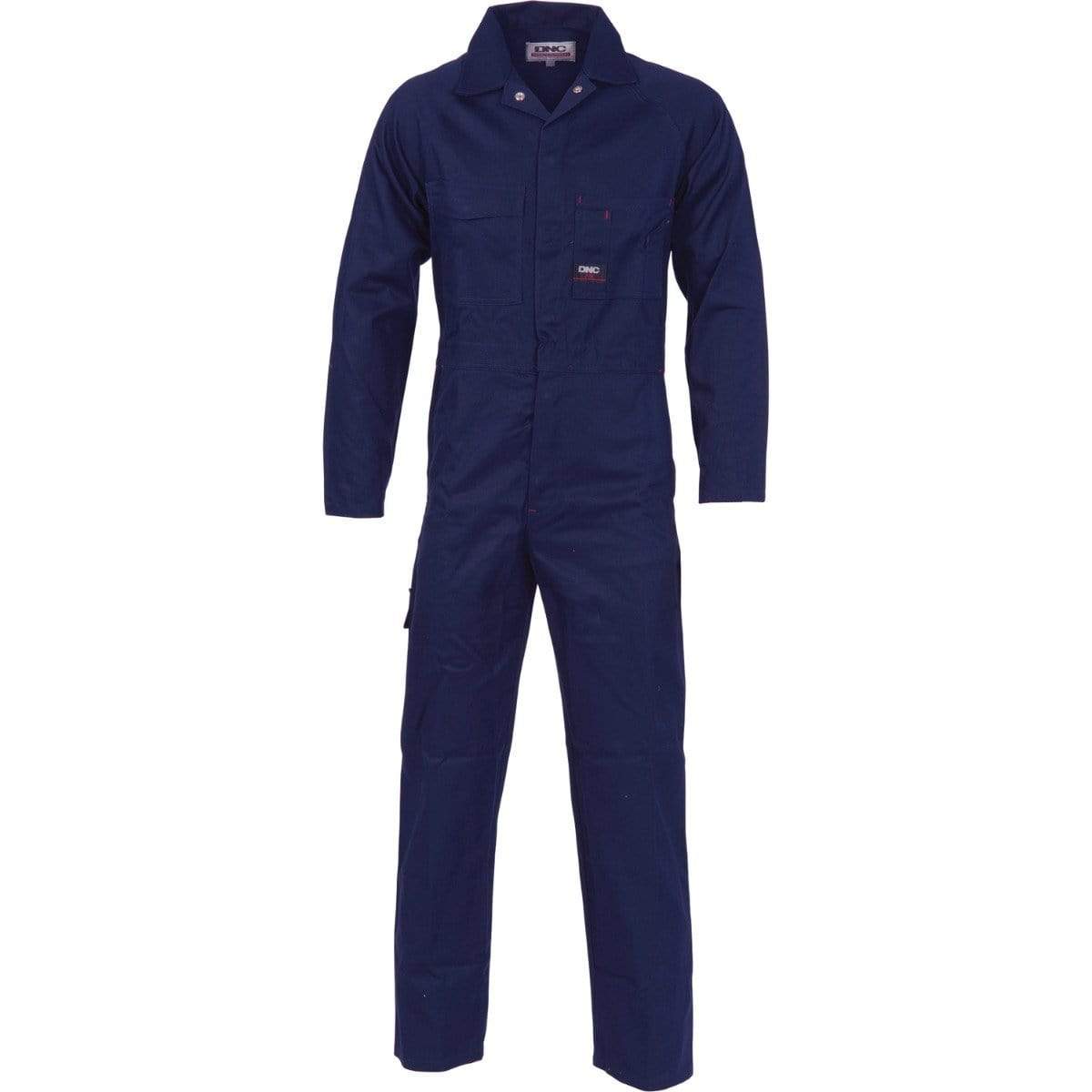 Dnc Workwear Cotton Drill Coverall - 3101 Work Wear DNC Workwear Navy 77R 